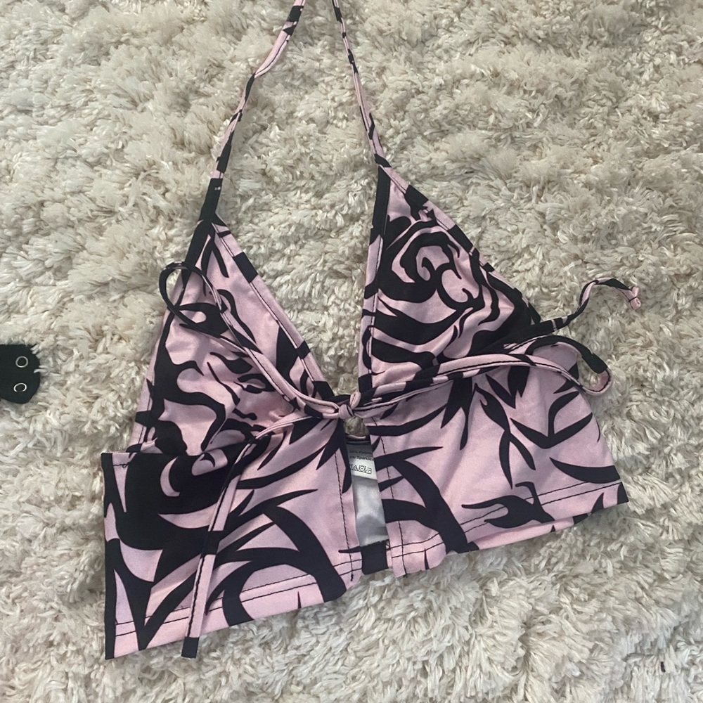 Y2K TIE FRONT TOP